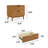 2-drawer Nightstand With Solid Wood Base (set of 2)-204103849