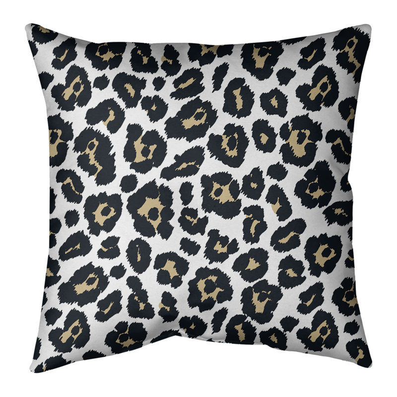 Housse de coussin carrée, 26 po x 26 po, Blanc, Simili daim
