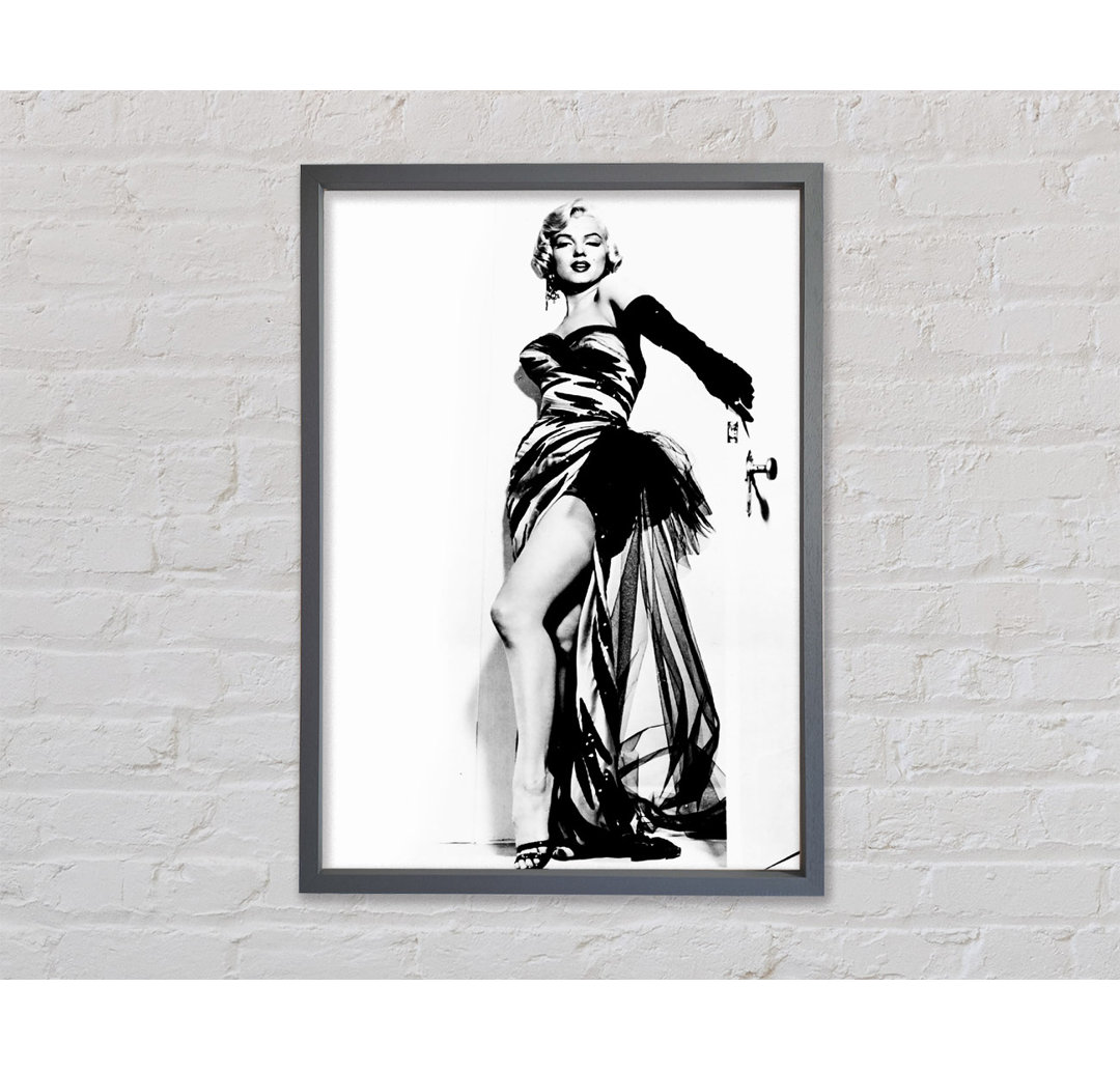 Marilyn Monroe Seltener Klassiker - Einzelner Bilderrahmen Kunstdrucke auf Leinwand