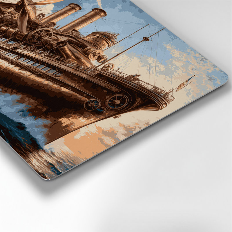 Art mural gris Sci Fi, H 288 po x l 432 po x P 0,05 po