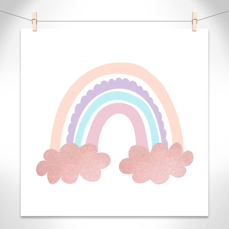 Arc-en-ciel 2, H 31 po x l 31 po x P 1 po, Papier