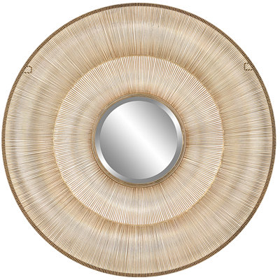 Bauble Metal Round Wall Mirror