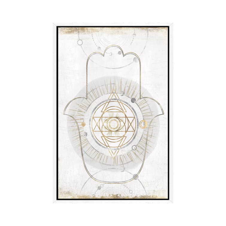 Gold Hamsa I by Isabelle Z - Print on Canvas