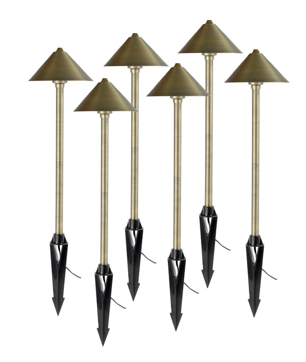 Dome Top Path And Area Landscape Light 6-Pack