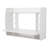 Amon Versatile Wall Mount Floating Computer Desk - Stylish and Space-Saving Writing Study Table with Shelves - Ideal for Living Room, Bedroom, and Home Office, White-1326864228