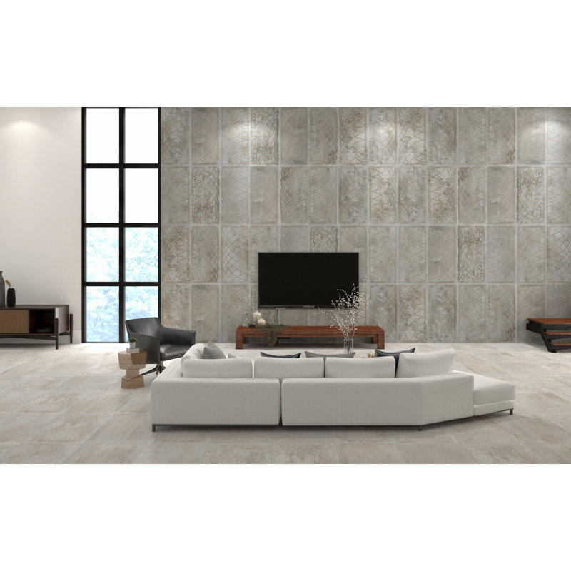 Carreau de marbre et de sol aspect marbre 17,72 "x 35,44" Marble