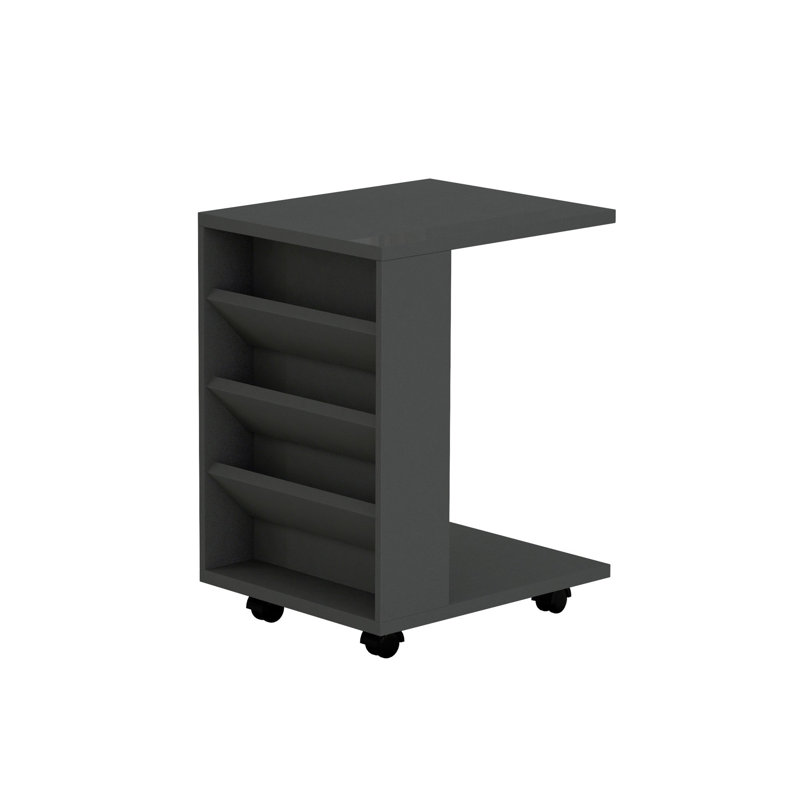 Joan Side Table End Table, Anthracite
