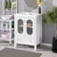 Meuble-lavabo de 24 po avec lavabo, armoire de rangement avec lavabo encastré en céramique, portes et tiroir à fermeture en douceur, tablette réglable