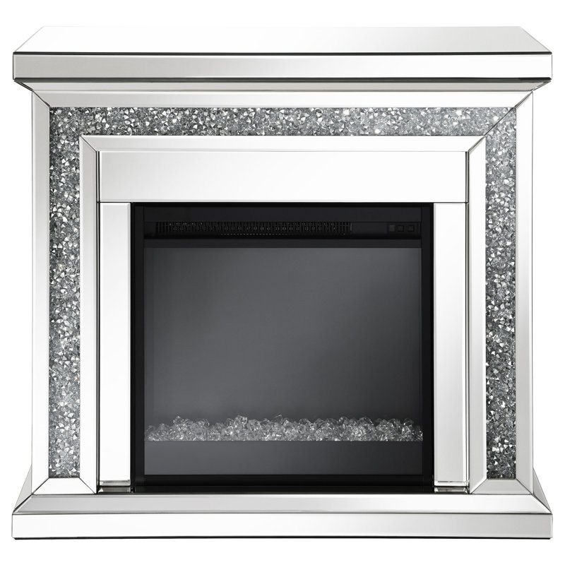 Rectangular Freestanding Fireplace Mirror
