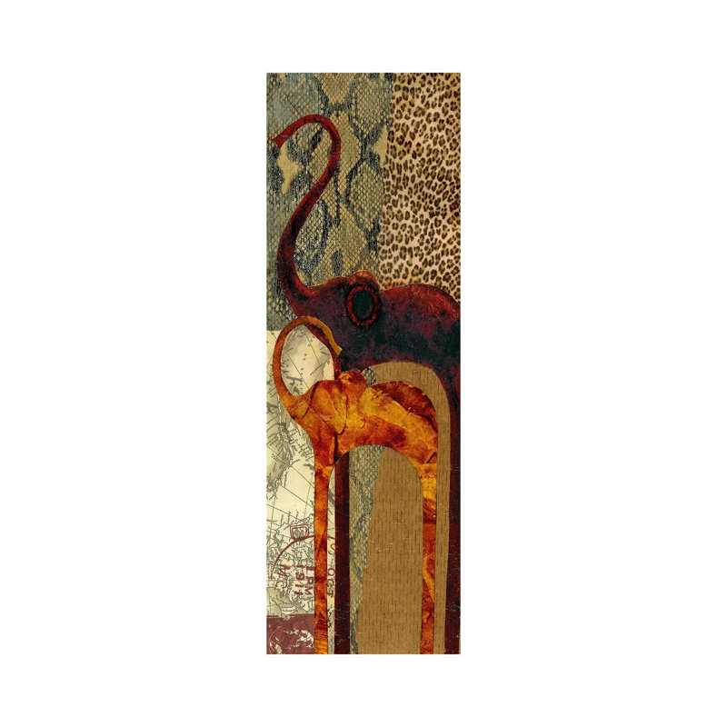 On Safari II by Tava Studios - Panoramic Gallery-Wrapped Canvas Giclée on Canvas, Canvas, 30.48 cm H x 91.44 cm W x 1.91 cm D