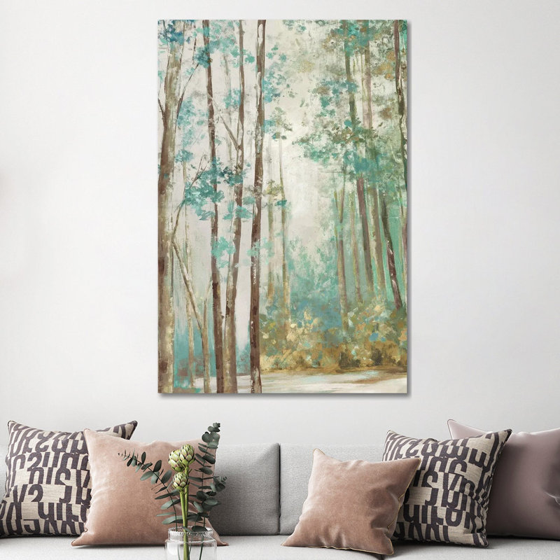 Deep Forest par Eva Watts - Toile tendue avec châssis, estampe numérique sur toile tendue, H 60 po x l 40po x P 1,5 po