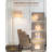 Dimmable LED Floor Lamp With Remote & Adjustable Shade - Modern Arc Light For Living Room, Bedroom, Office