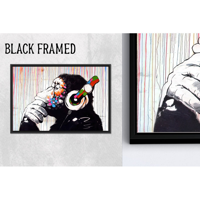 Reproduction d'art urbain imprimé sur toile graffiti urbain, décor de rue moderne 1P, 47,3 po H x 67 po l