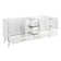 72" Novak Double Bathroom Vanity Set with Rectangular Undermount Sinks