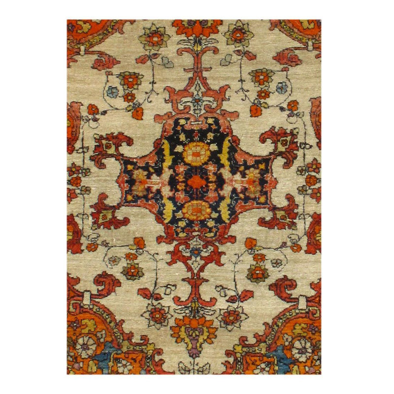 Canvello Silkroad Tabriz Haji Jalili Hand Woven Rugs - 4'3'' X 5'9''