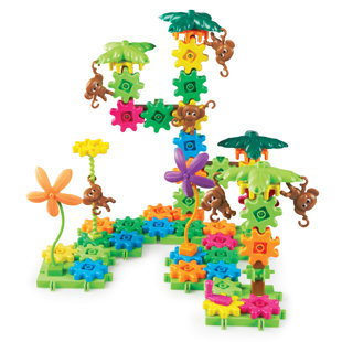 Learning Resources Gears! Gears! Gears! Movin' Monkeys Building Set, 103 Pieces