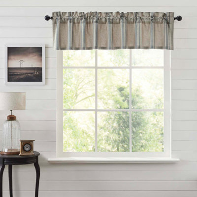 Dermot Cotton Striped Tailored Window Valance