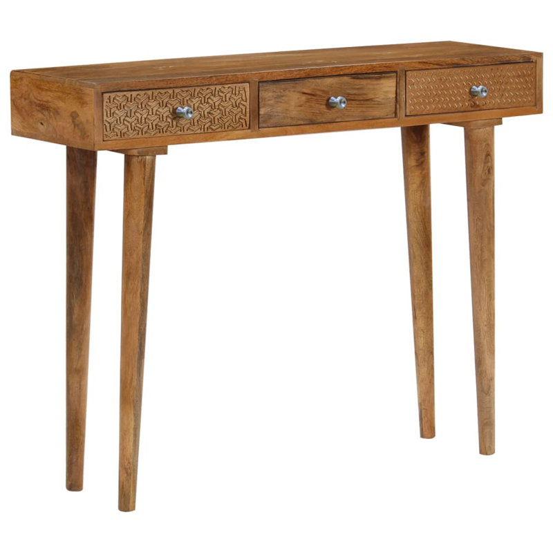 Marina 102cm Solid Wood Console Table
