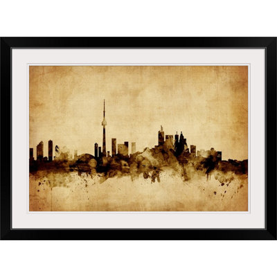 «Toronto Canada Skyline» par Francy, impression