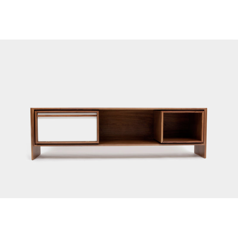 Low Units Media Console, White