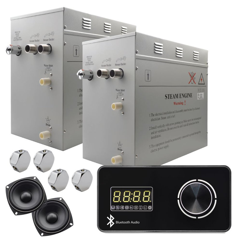 Générateur de vapeur auto-drainant 24 kW Superior Encore Plus avec clavier numérique horizontal Bluetooth
