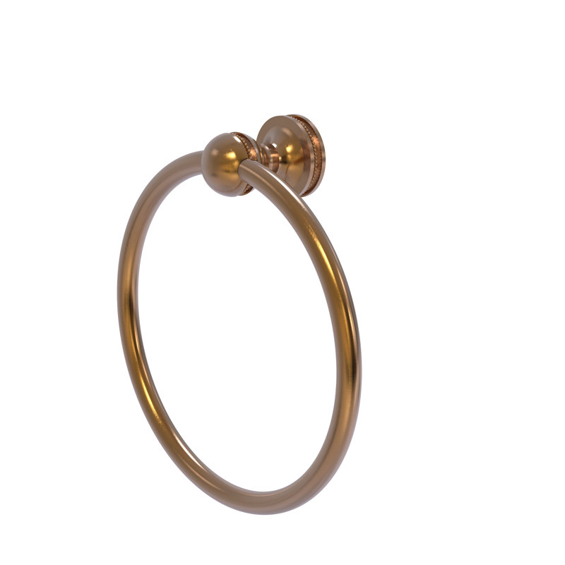 Marchmont Towel Ring, Brushed Bronze