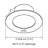 6 Pack - Brilli 5/6 inch LED Recessed Retrofit Downlight, Dimmable, Color Tunable