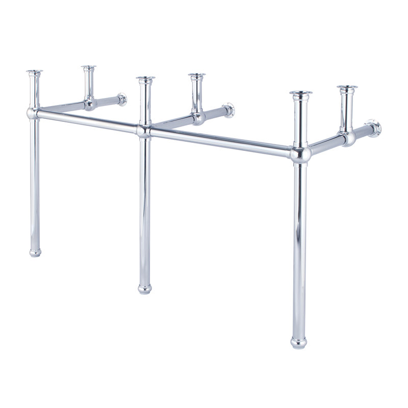 Base de meuble-lavabo double 33,13 po Copeland, Chrome