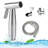 Elongated Hand Held Bidet with Faucet