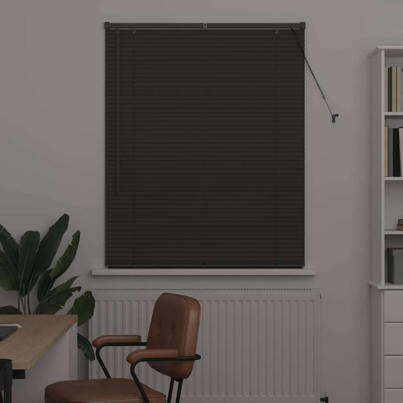 Horizontal/Venetian blind, Dark Gray, 175cm L x 100cm W