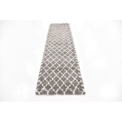 Geometric Shag Area Rug
