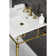 Edwardian Ceramic Rectangular 25" Console Bathroom Sink