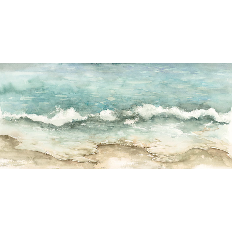 Coastal Mist Print by Barclay Butera, Glass Coat, 30" H x 66" W