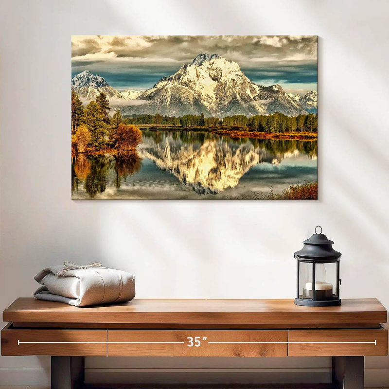Alvord Oxbow Bend Grand Teton, H 16 po x l 24 po