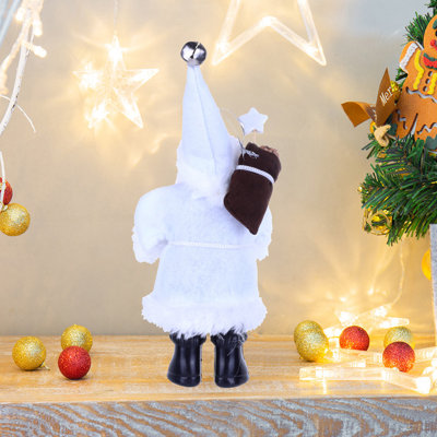 Ornements de père Noël en peluche