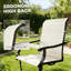 Ensemble de 2 chaises d'extérieur, chaises pivotantes-1512564529