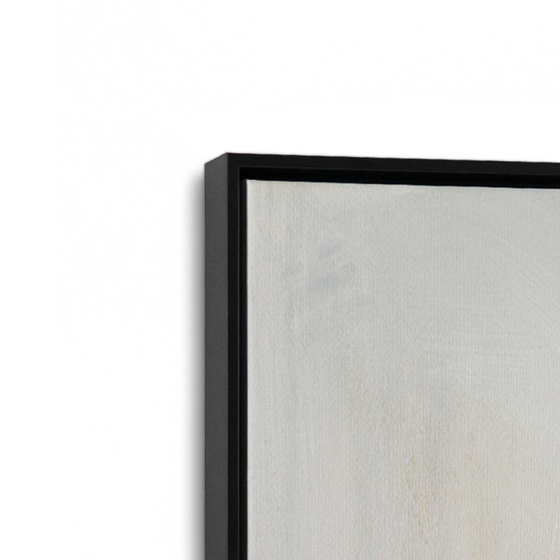 «Gentle Tides and Sky I», reproduction sur toile, H 12,75 po x l 12,75 po x P 1,75 po, Cadre flottant noir satiné, 1