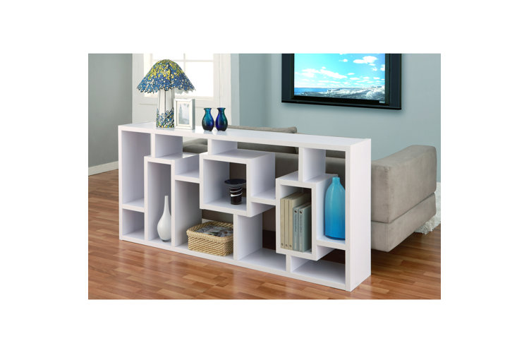 71'' H x 32'' W Geometric Bookcase