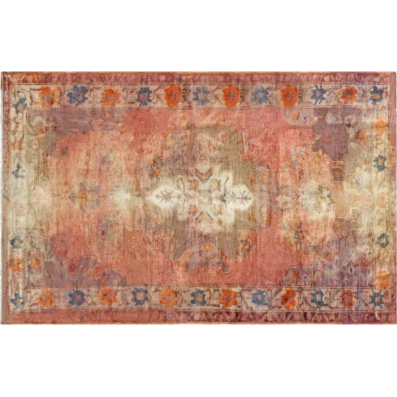 Antique One-of-a-Kind Rectangle 5'4" X 8'2" Area Rug