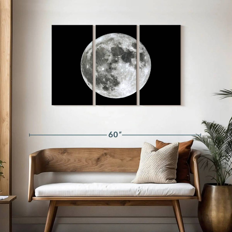 Oberle The Moon, 28" H x 45" W