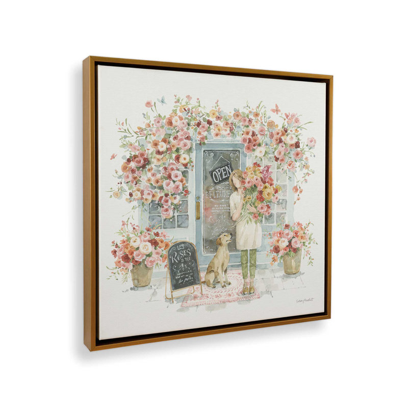 Reproduction d'art sur toile Fyfe XL III par Lisa Audit, H 37,5 po x l 37,5 po, Impression encadrée sans passe-partout, Doré