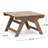 Grey Outdoor Side Table Made From Wood, 19.91”X19.91”X12.27”, Open Slat End - Look