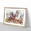 Galloping Horses in Abstract - Framed Print-55726890-55726895