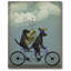 « black labrador tandem », impression sur toile grise-31009782