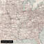 1950 1950, carte des autoroutes des États-Unis sur papier-1484160966