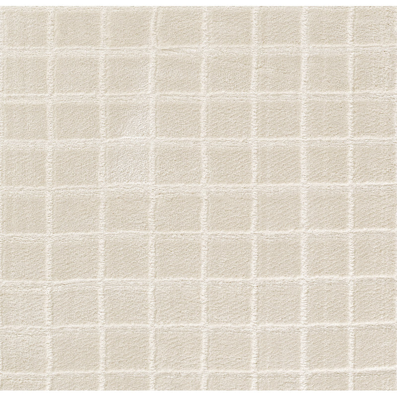 Tapis ivoire en polyester à motif géométrique Novograzt par Momeni Taylor 5 pi 3 po x 7 pi 6 po, Rectangle 6 pi 7 po x 9 pi