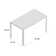 Reiner Glass Top Metal Base Dining Table