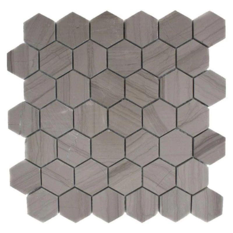 2" x 2" Marble Honeycomb Mosaic Wall & Floor Tile
