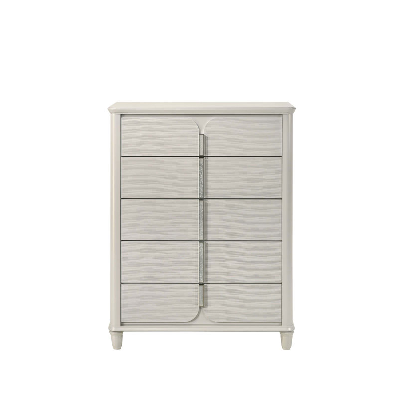 Laveda Pearl White Finish Chest