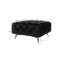 Footstool Bixby Chesterfield with button stitching and Silver Metal Feet-1985520092